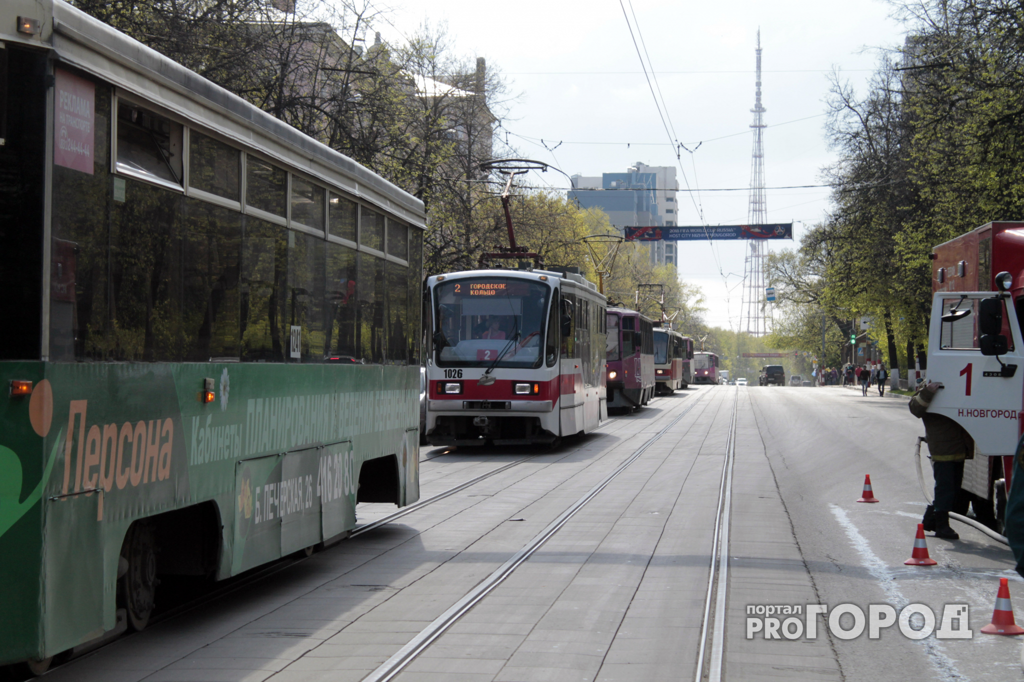 В Нижнем Новгороде ограничат движение трамваев