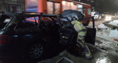 В Автозаводском районе ночью сгорела машина