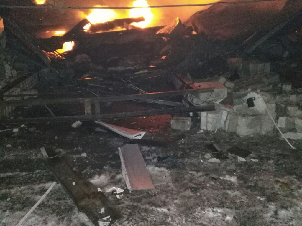 взрыв в гаражах на Голованова