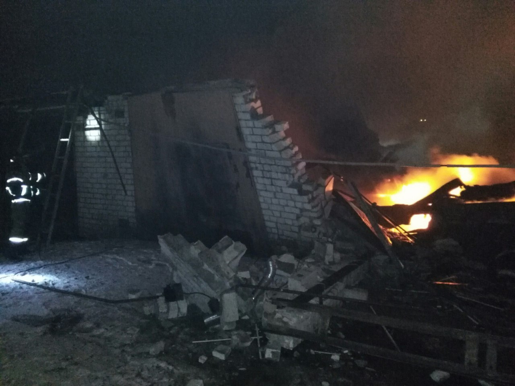 взрыв в гаражах на Голованова