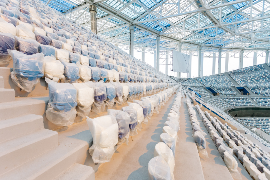 Строящийся стадион Нижний Новгород