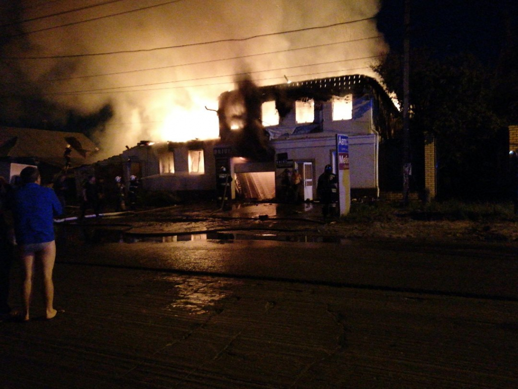 дом сгорел на улице Копсово 16 июня 2018 года