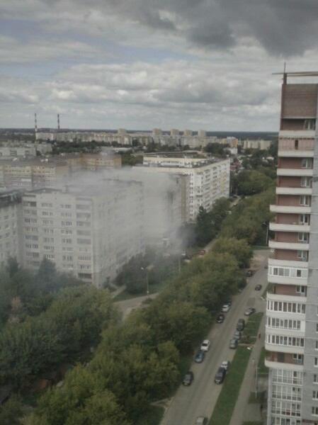 пожар на 9 этаже дома 21 по улице маршала Казакова Нижнего Новгорода 9 августа