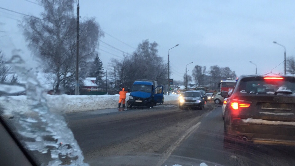 авария около поста в Ольгино 5 февраля