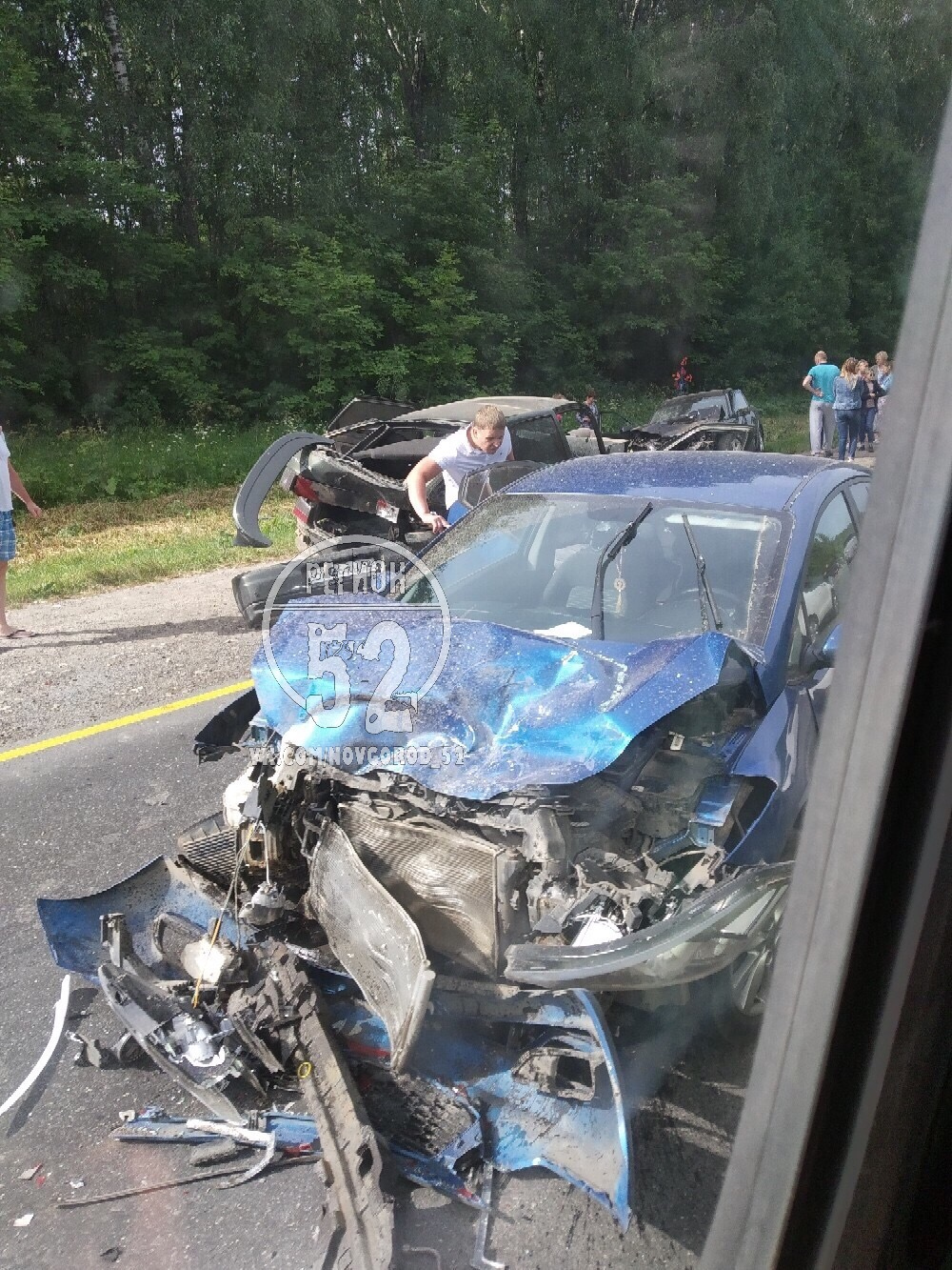 Массовая авария на трассе 26 июня Нижний Новгород 