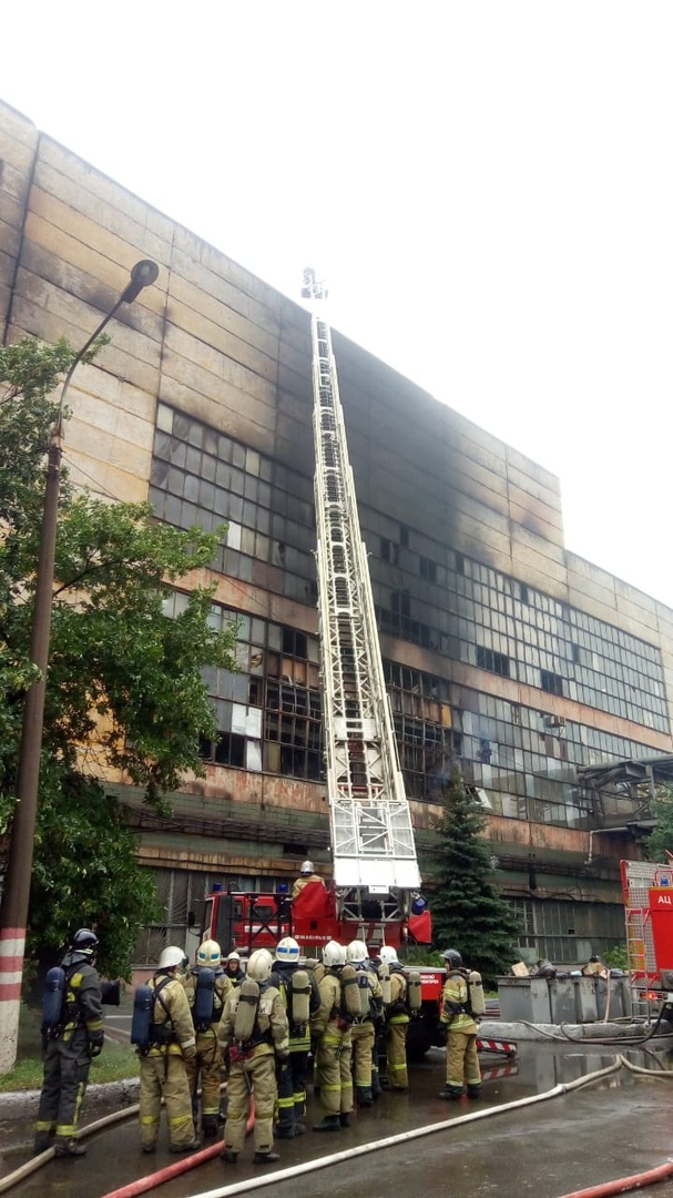 пожар на заводе ГАЗ 28 июня