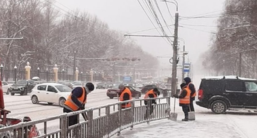 УФАС наказал компанию за укладку асфальта в снег в Нижнем Новгороде