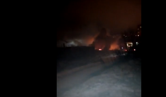 Появилось видео с места взрыва автомобиля в Нижнем Новгороде