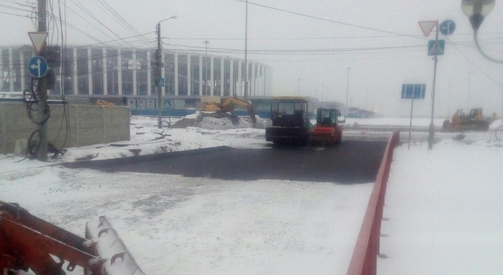Администрация Нижнего Новгорода рассказала, что намерена сделать с заасфальтированным сугробом