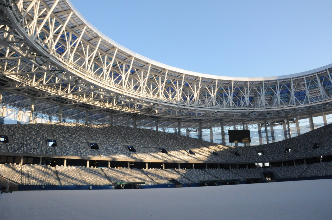 Строительство стадиона "Нижний Новгород" вышло на финишную прямую