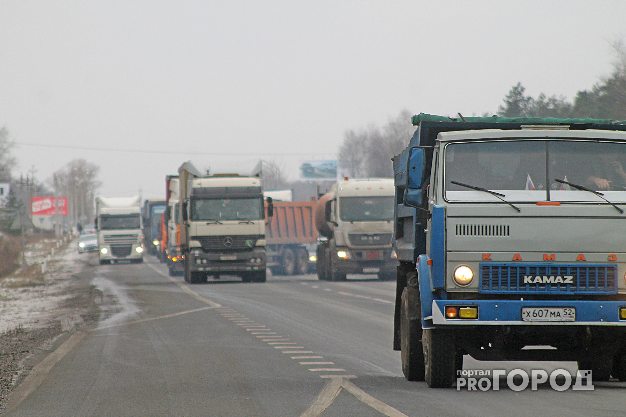 В Нижегородской области перекроют участок трассы М-7