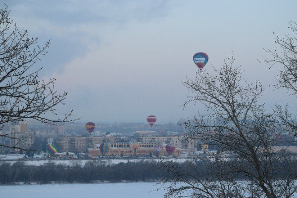 В Нижнем Новгороде стартовала гонка на воздушных шарах