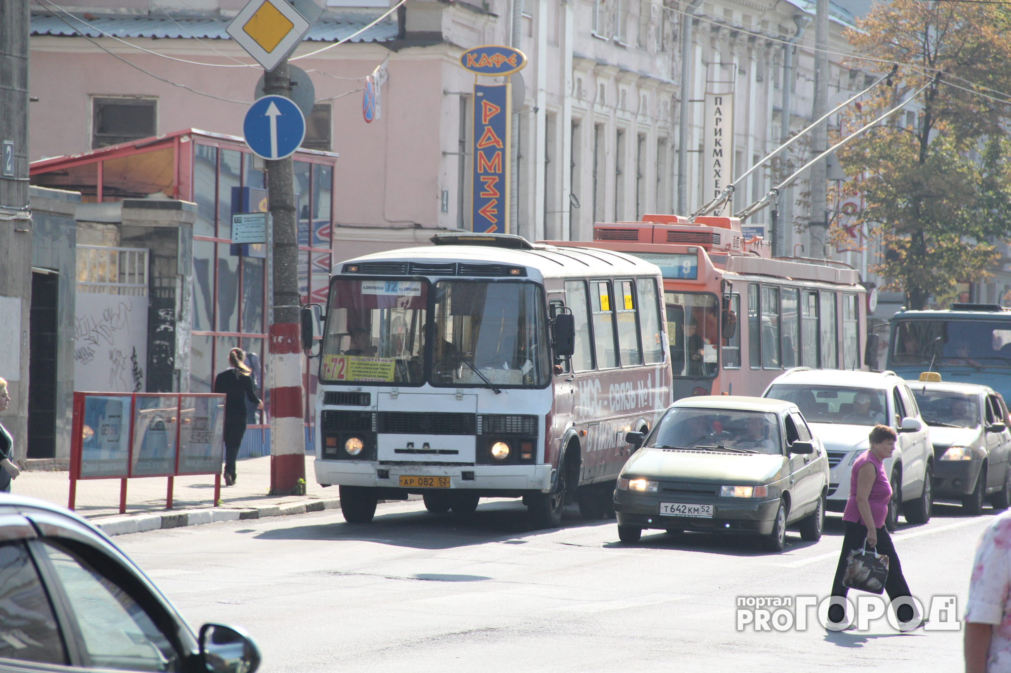 50 автобусов изменят схему движения из-за игры на стадионе "Нижний Новгород"