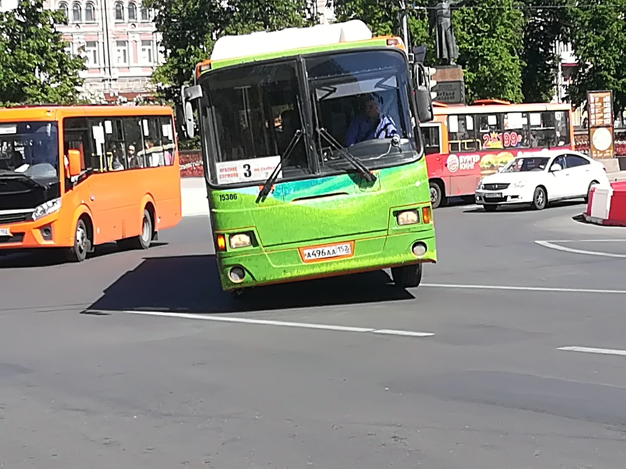 Движение транспорта ограничат в центре Нижнего Новгорода 14 и 15 июля