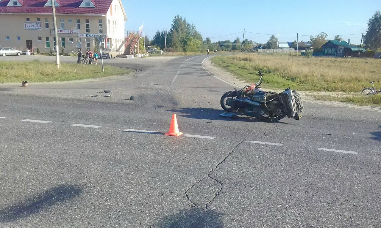 Водитель "Митцубиси" насмерть сбил мотоциклиста в Кулебакском районе