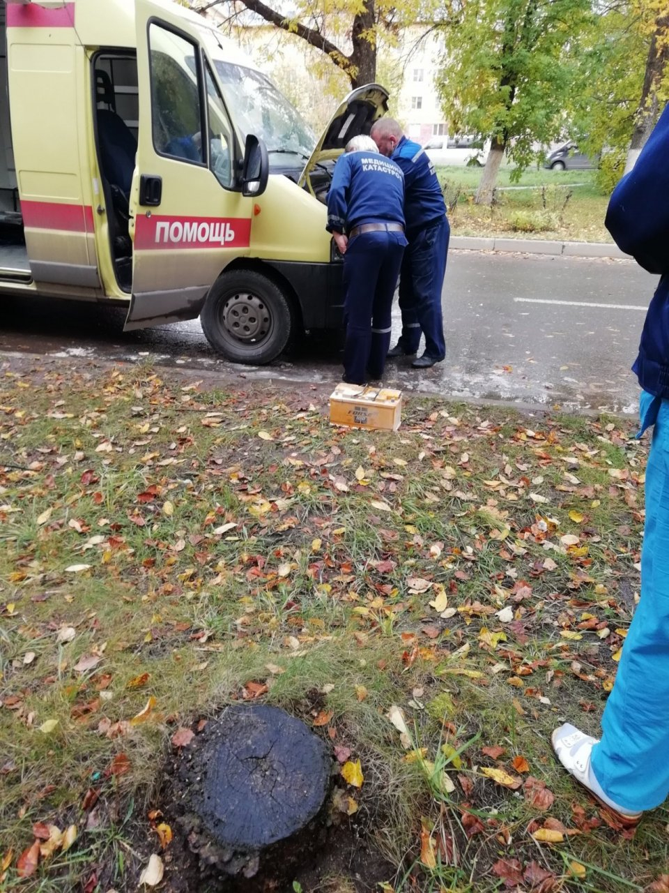 В Нижнем Новгороде в машине скорой помощи загорелся аккумулятор