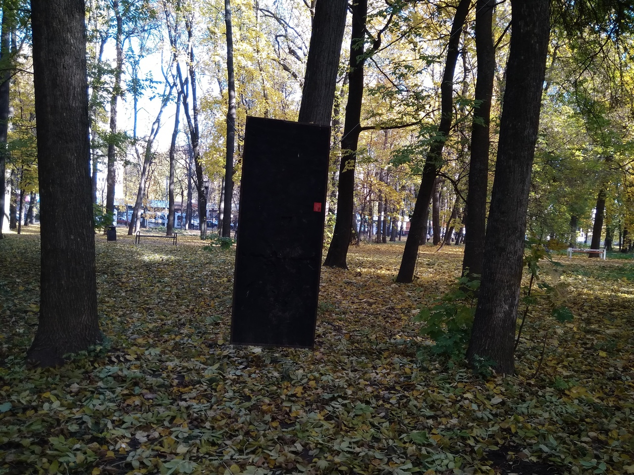 "Фантомная обусловленность": новый пугающий арт-объект появился в парке Кулибина