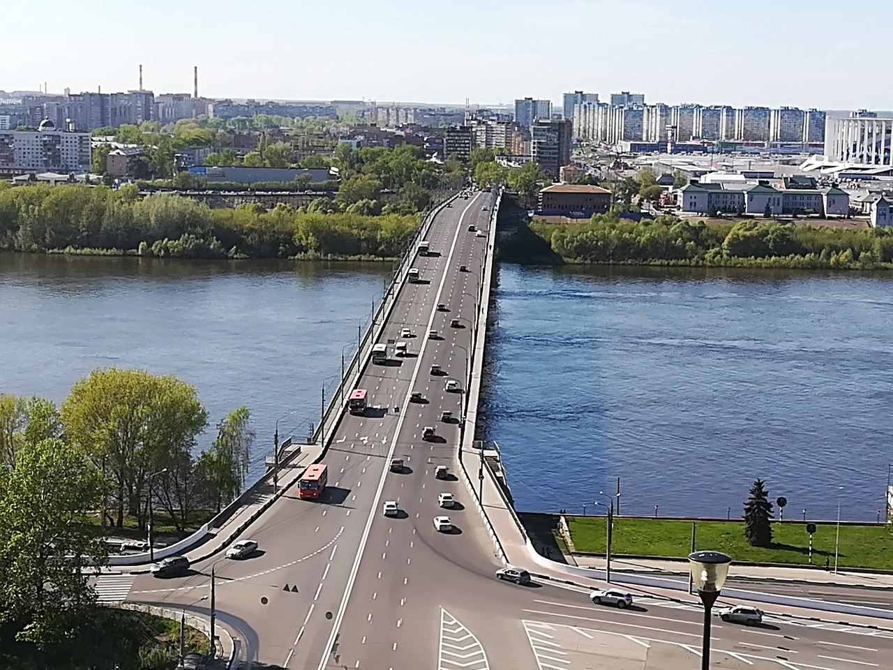 Схема движения транспорта изменится около Канавинского моста с 26 ноября