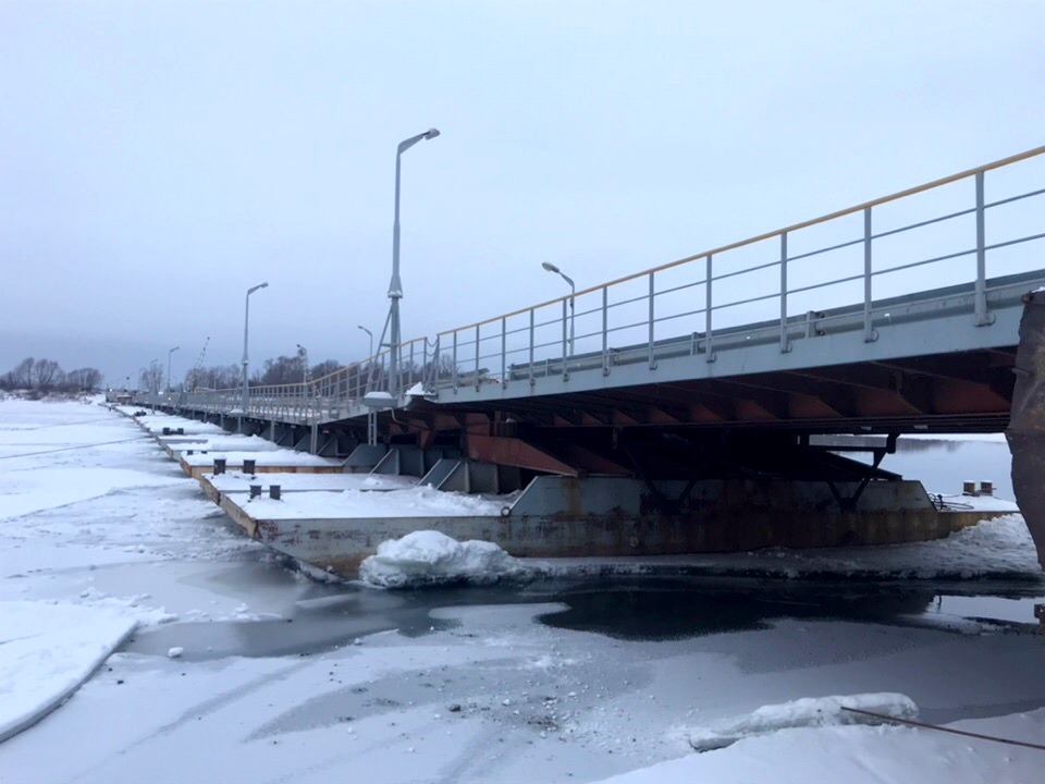 Наплавной мост откроется через Оку в Павловском районе (ФОТО)