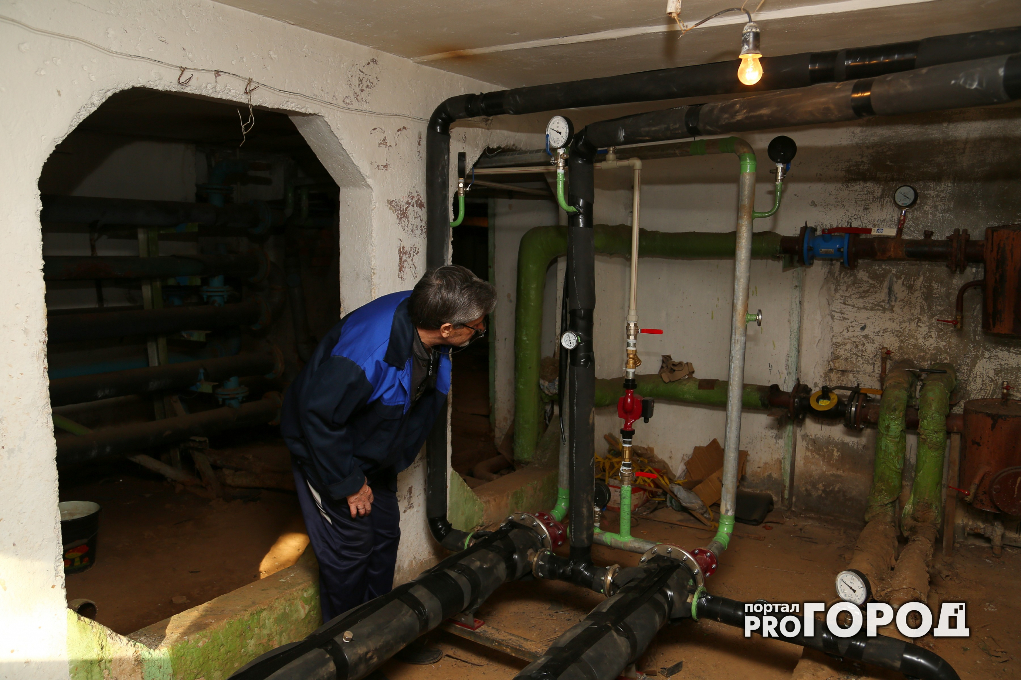 В 340 домах в Дзержинске уже проведена опрессовка системы отопления