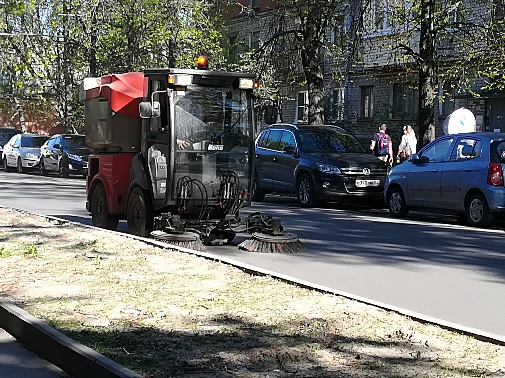 Улицу Волжскую в Нижнем Новгороде закрыли до конца ноября