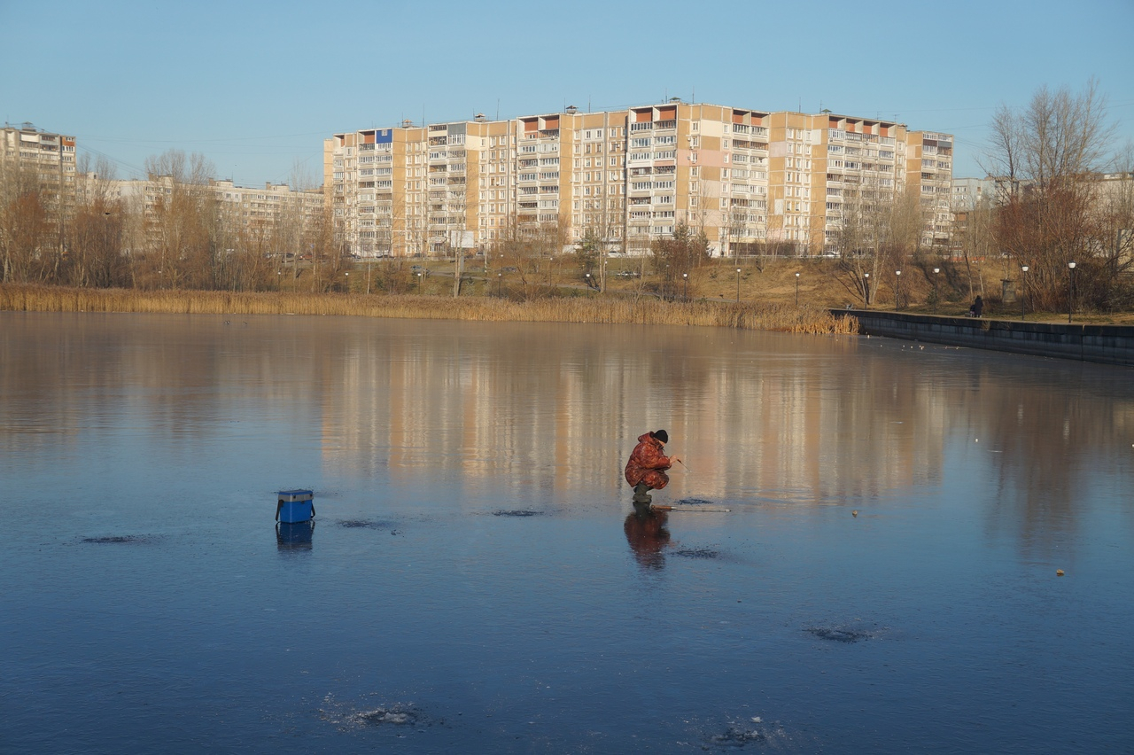 Нижегородские экстремалы: рыбаки и дети на коньках вышли на тонкий лед (ФОТО)