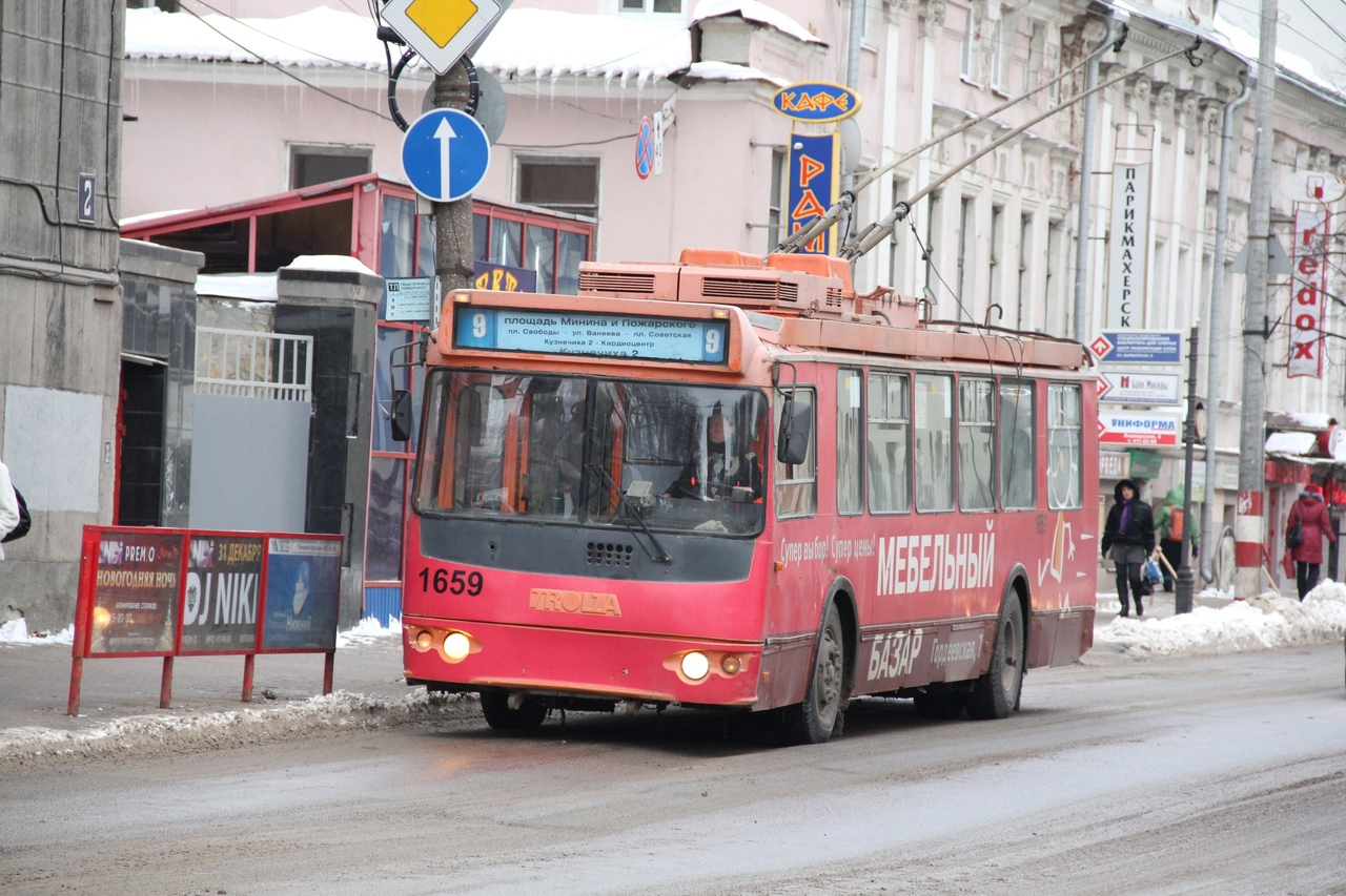 Движение трех троллейбусов изменили в Нижнем Новгороде 13 апреля