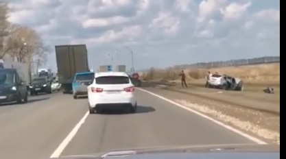 Две иномарки столкнулись на трассе в Кстовском районе: есть пострадавшие