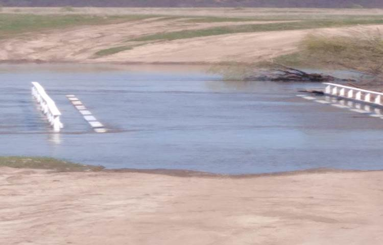 2 низководных автомобильных моста затопило Гагинском районе
