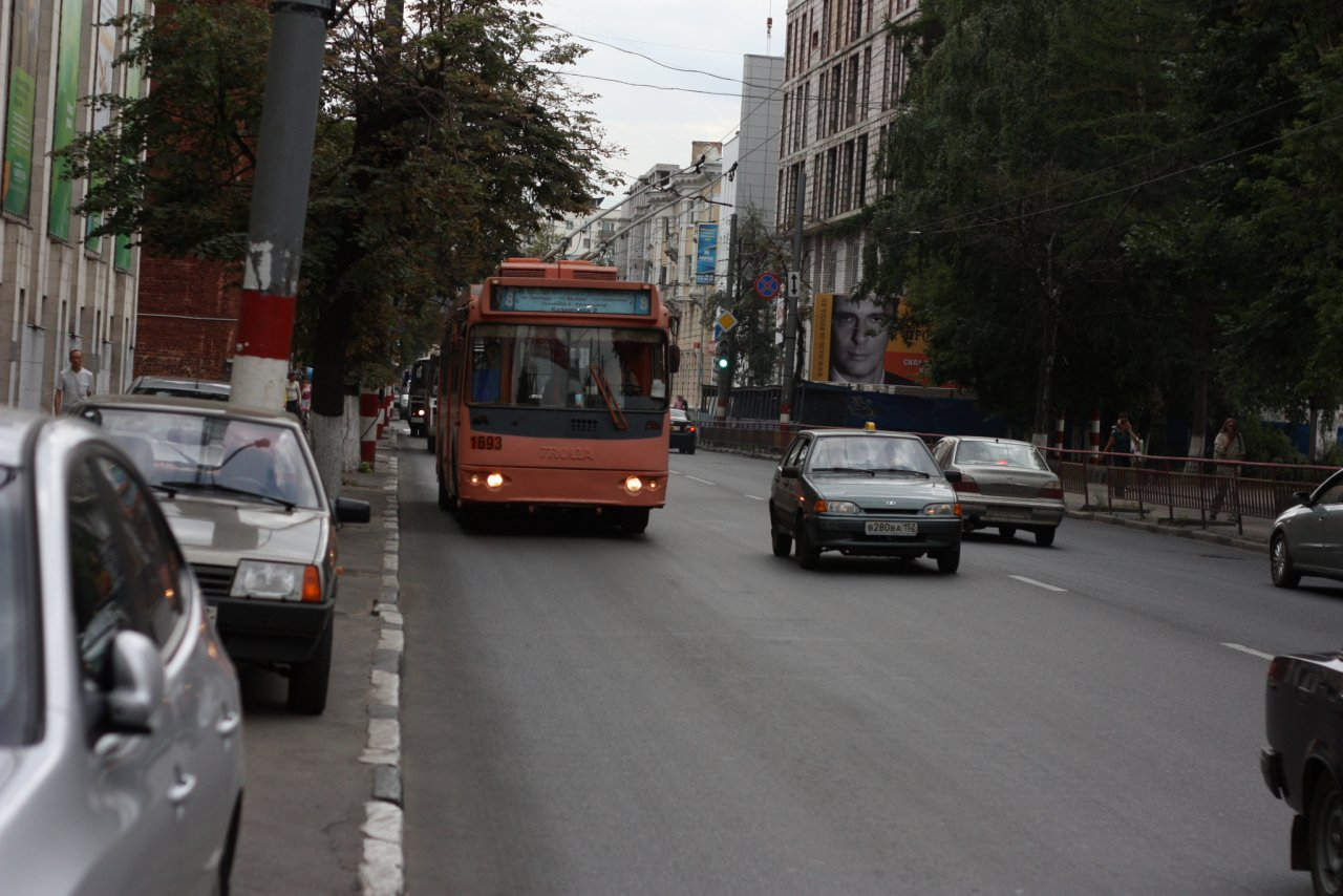 Три выделенные полосы для общественного транспорта появятся в Нижнем Новгороде