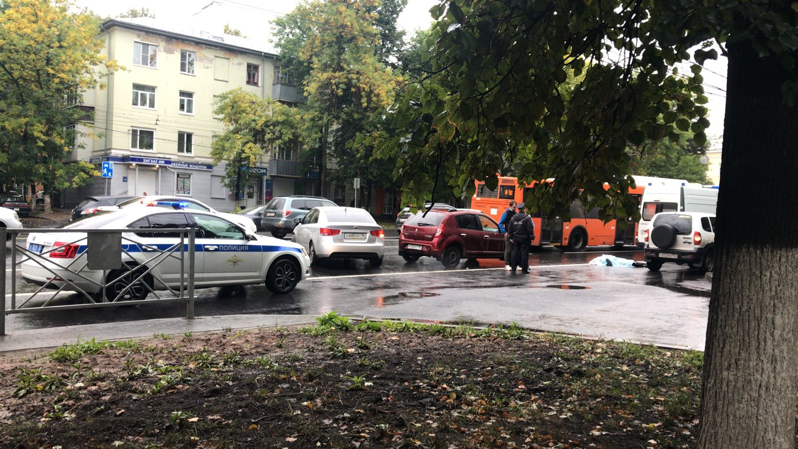 Человека сбили на проспекте Гагарина в Нижнем Новгороде