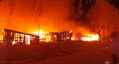 В Лысковском районе ночью массово горели сараи