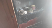 Женщина пострадала при пожаре в городе Павлово