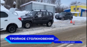 Три автомобиля столкнулись в Сергачском районе: пострадала женщина 
